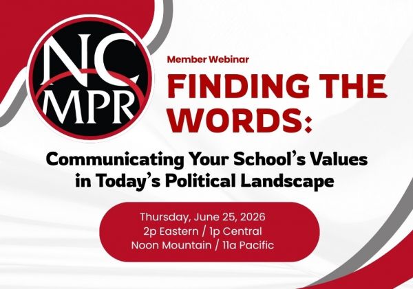 Webinar: Finding the Words: Communicating Your School’s Values in Today’s Political Landscape